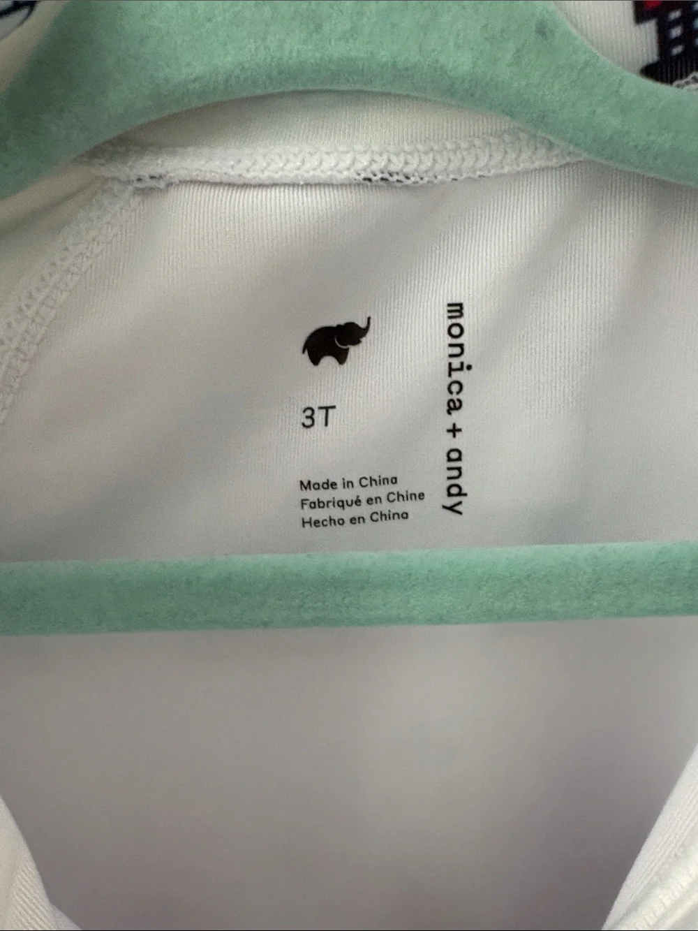 Monica + Andy like new swim trunk/rash guard set
